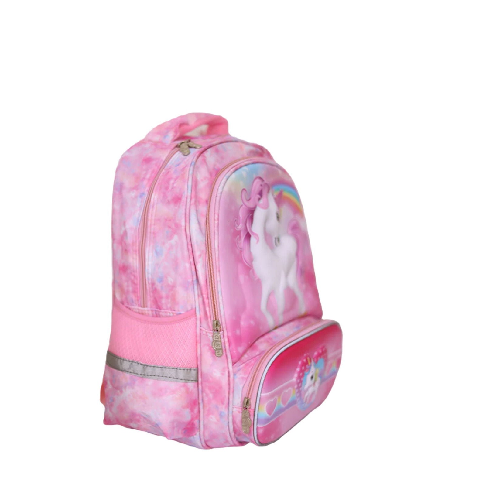 Happy Beauty Unicorn Pink School Backpack For Kids[1Pc][PD] - Kaliber