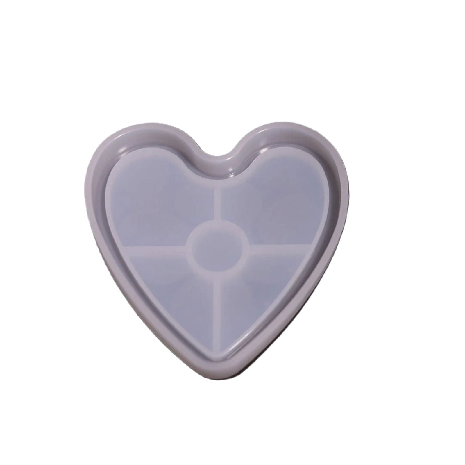 Heart Coaster Silicone Resin Mold Tool DIY[1Pc][PD] - Kaliber