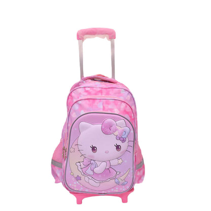 Hello Kitty Kids 3 in 1 Set School Trolley Bag[1Pc][PD] - Kaliber