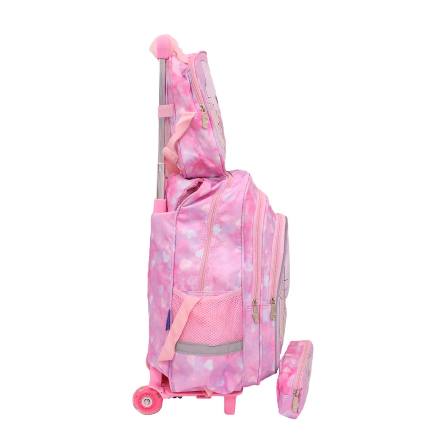 Hello Kitty Kids 3 in 1 Set School Trolley Bag[1Pc][PD] - Kaliber