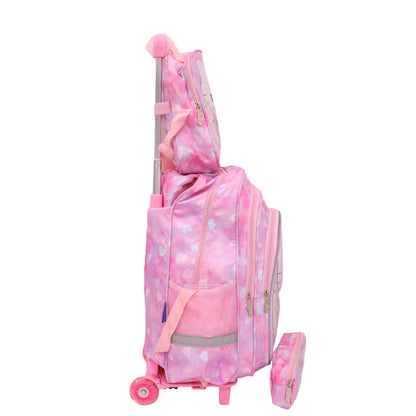 Hello Kitty Kids 3 in 1 Set School Trolley Bag[1Pc][PD] - Kaliber