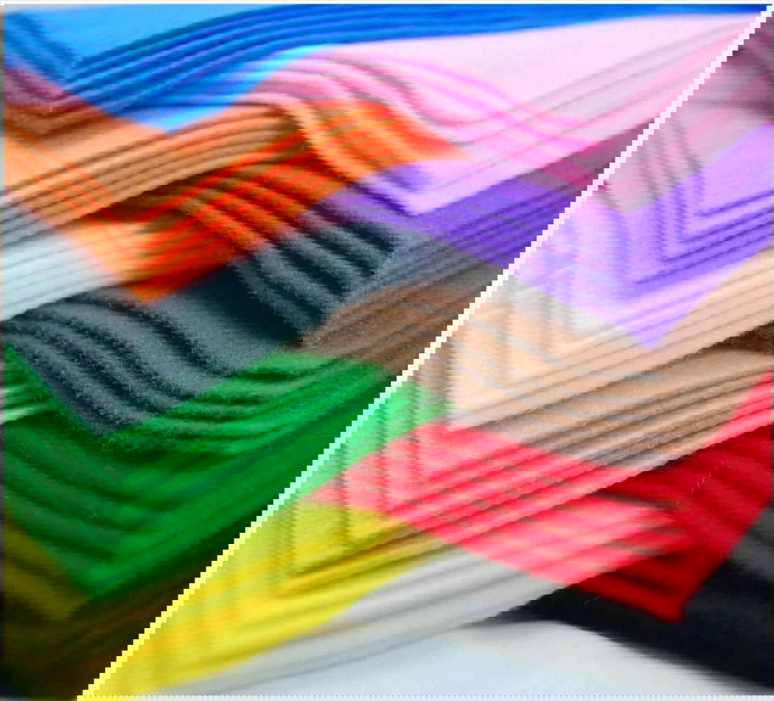 High Quality Felt Fabric Sheet-White [IP][1Pc] - Kaliber