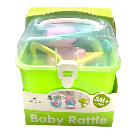 High quality lovely 5 pack baby rattle toy set [PD][1Set] - Kaliber