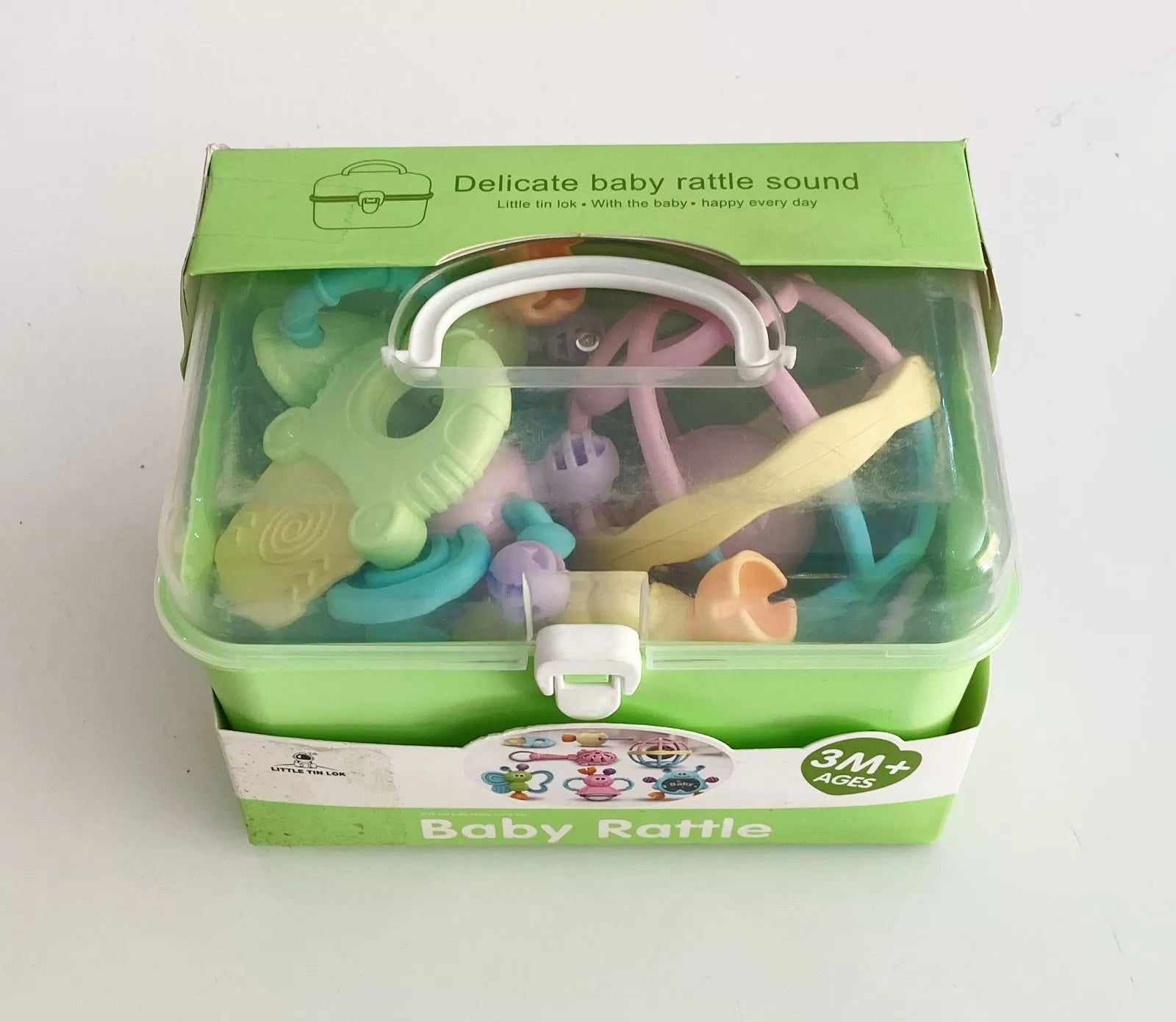 High quality lovely 5 pack baby rattle toy set [PD][1Set] - Kaliber