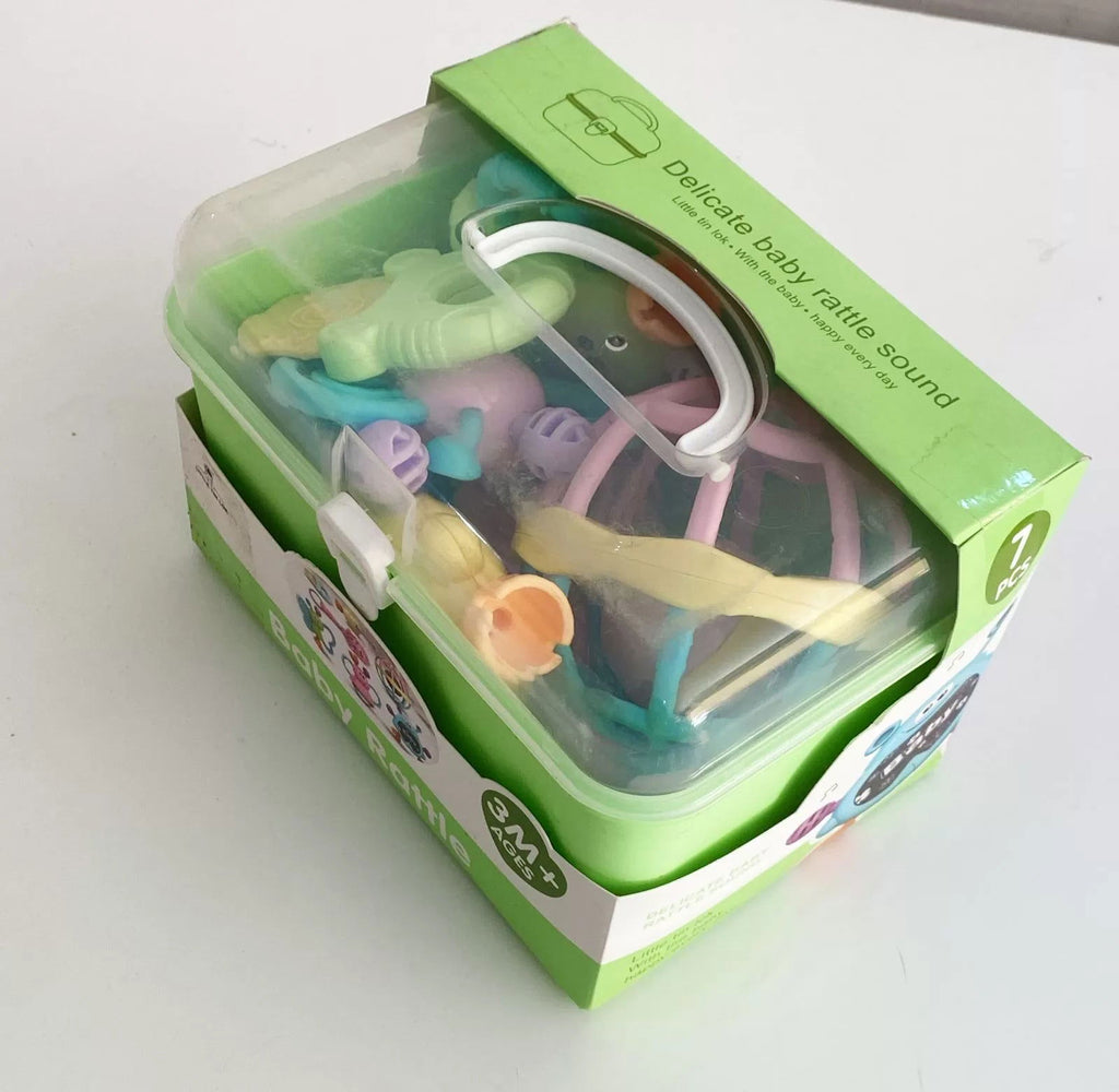 High quality lovely 5 pack baby rattle toy set [PD][1Set] - Kaliber
