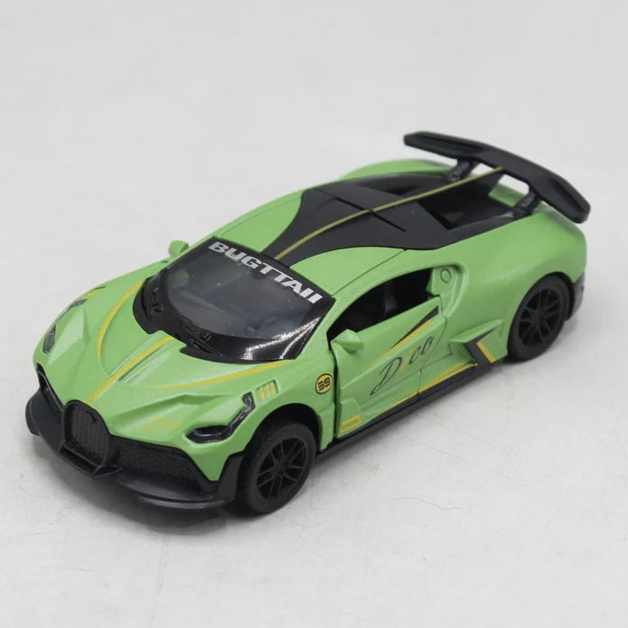 Experience Thrilling Speed with Diecast Bugatti Car with Light & Sound [PD]