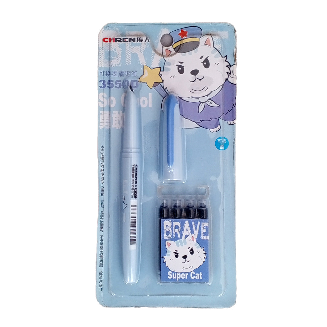 Cute Ink Pen Set 1 pc  [PD]