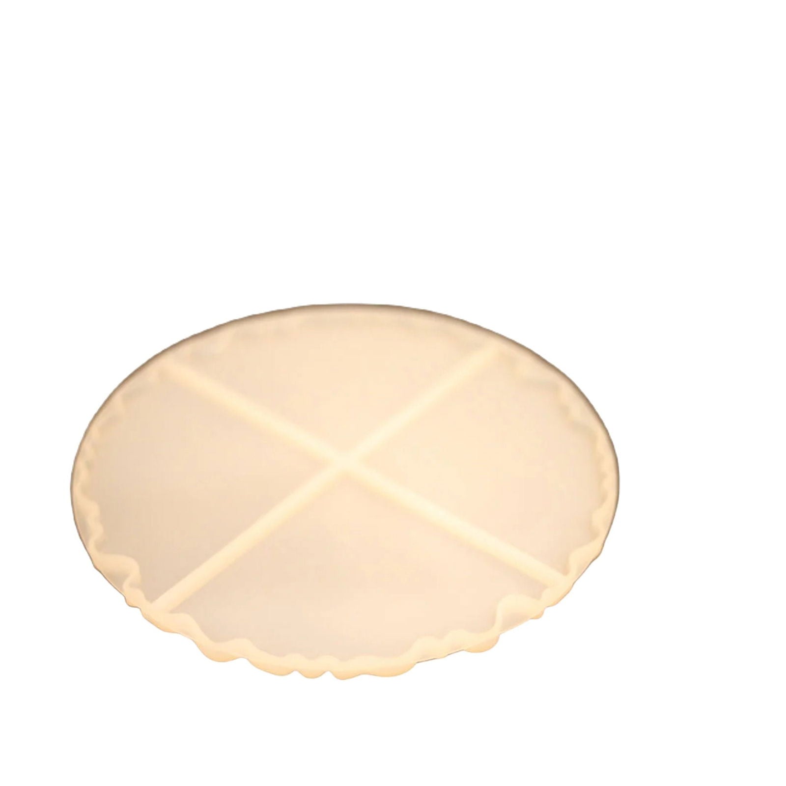 IRREGULAR LARGE ROUND AGATE COASTER MOLD 8 INCHES[1Pc][PD] - Kaliber