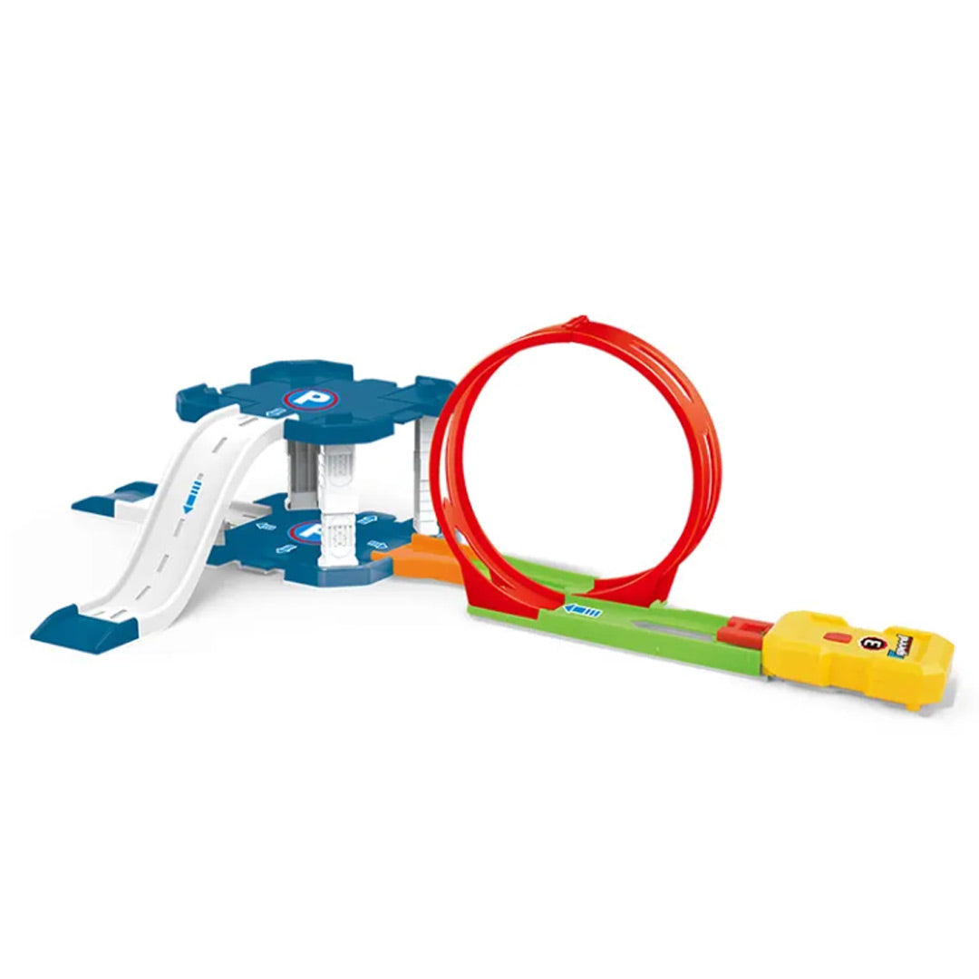 Kids plastic Diy Ejection Track Pretend play Mini Model Car[PD][1Pc] - Kaliber