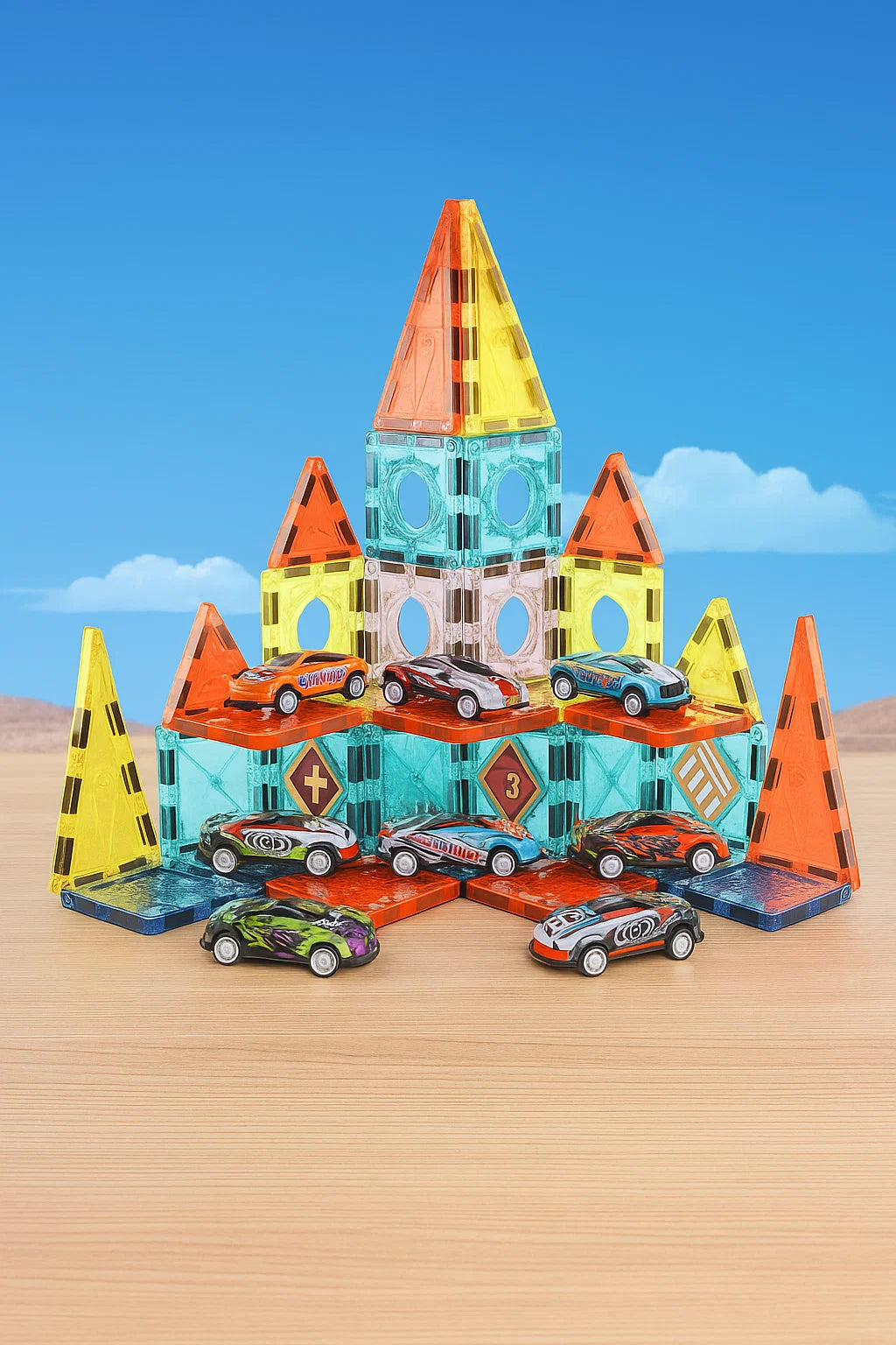 Magnetic 50 Pcs Parking Lot [PD]