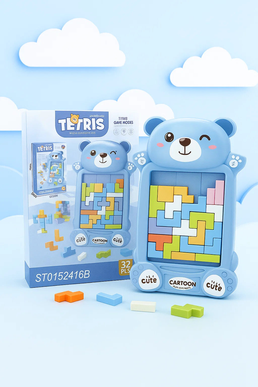 Multifunctional Bear Tetris Game [PD][1Pc]