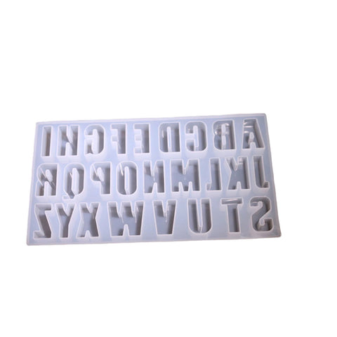 Large Upper Case A To Z Alphabet Resin Mold[1Pc][PD] - Kaliber