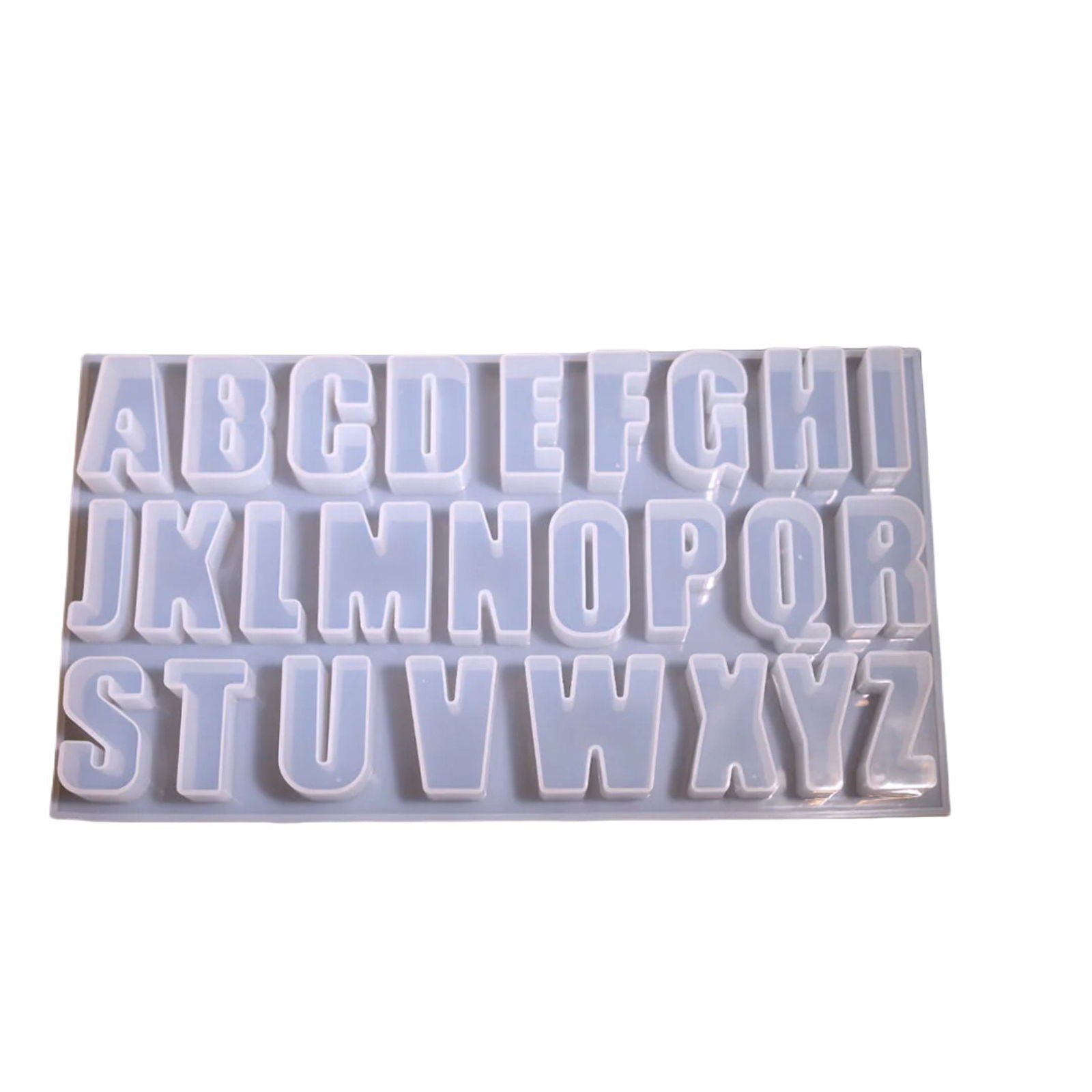 Large Upper Case A To Z Alphabet Resin Mold[1Pc][PD] - Kaliber