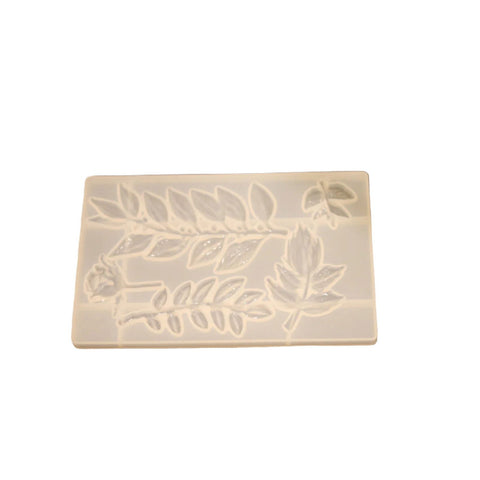Leaf Shape Relief Plaster Mold[1Pc][PD] - Kaliber