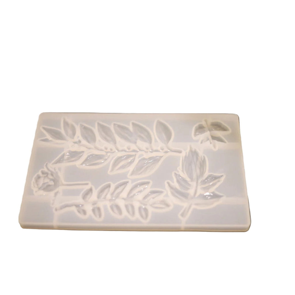 Leaf Shape Relief Plaster Mold[1Pc][PD] - Kaliber