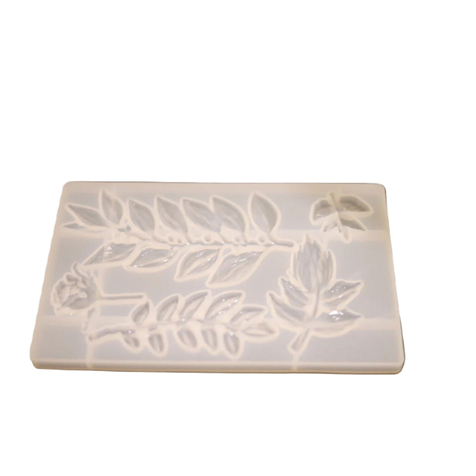 Leaf Shape Relief Plaster Mold[1Pc][PD] - Kaliber