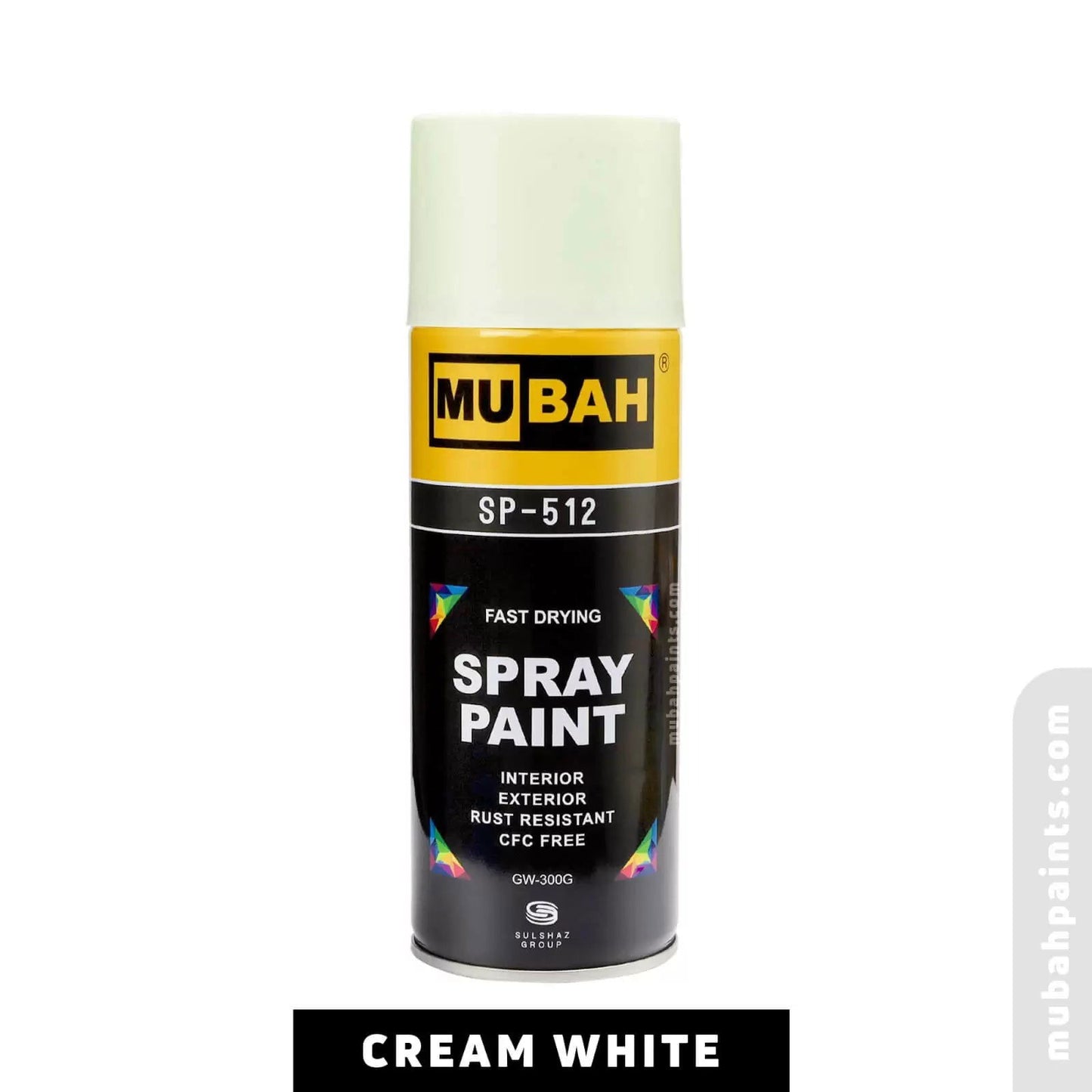 MUBAH Spray Paint - Cream White [IP][1Pc] - Kaliber