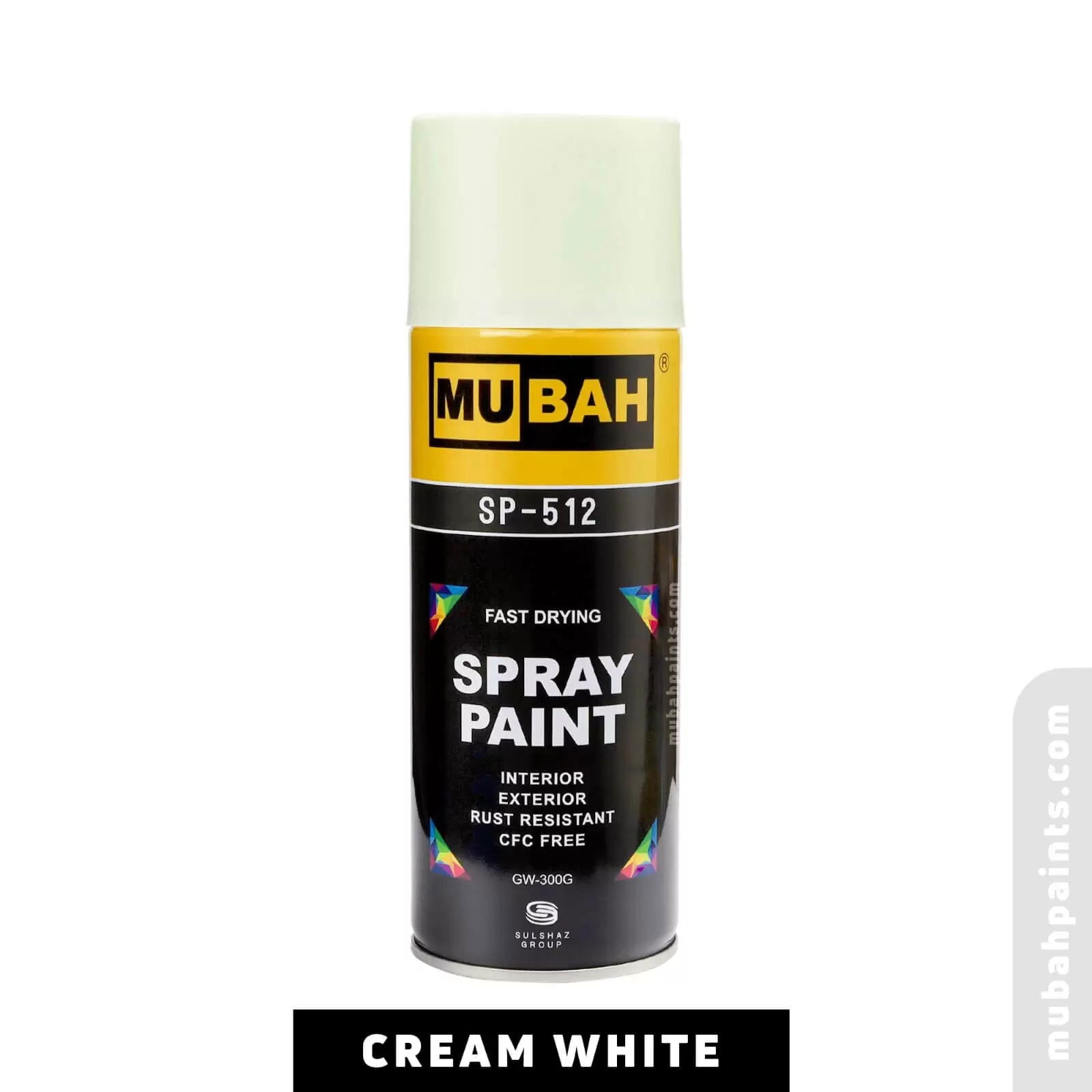MUBAH Spray Paint - Cream White [IP][1Pc] - Kaliber