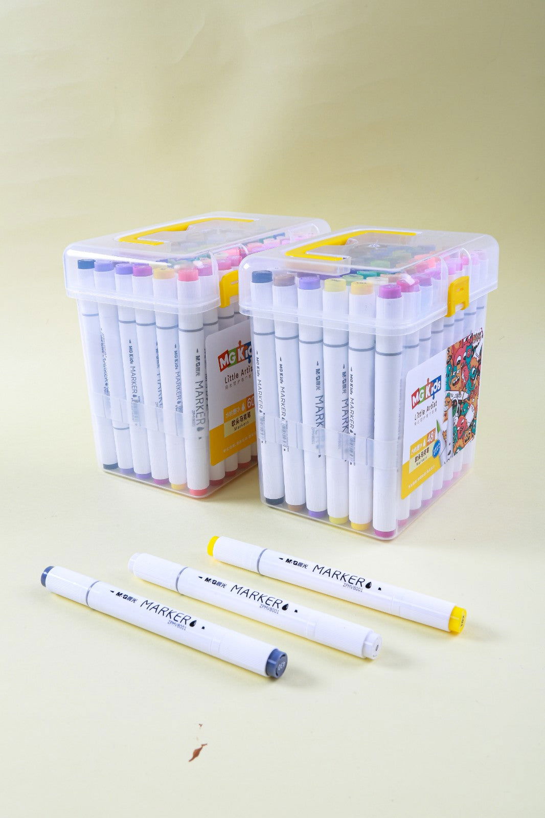 M&G Soft Brush Double-Tip Round Marker 36 colors [PD][1Set] - Kaliber