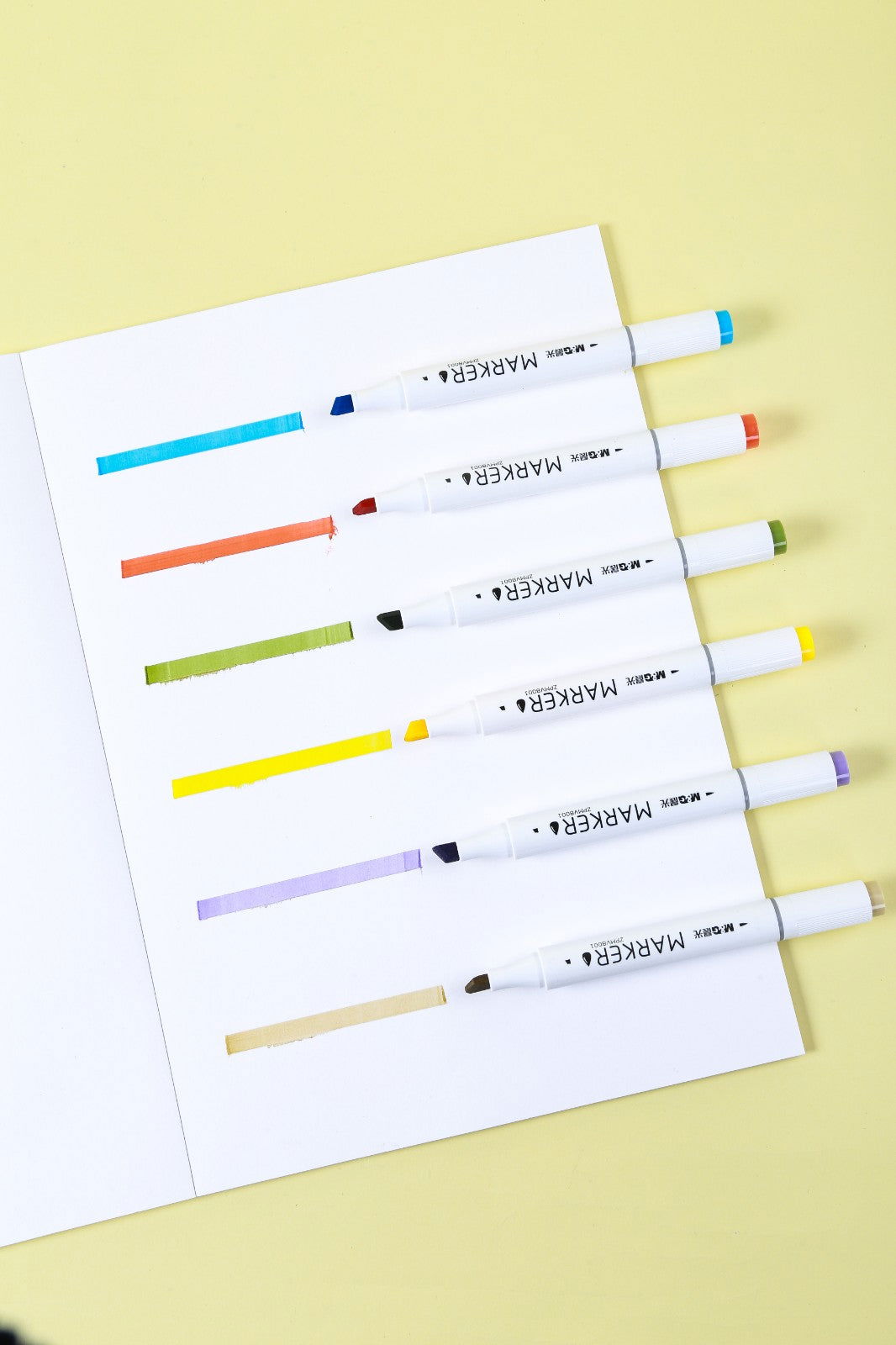 M&G Soft Brush Double-Tip Round Marker 36 colors [PD][1Set] - Kaliber
