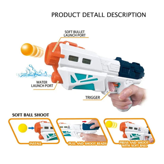 Magic Blaster 2 In 1 Water Shooting [PD][1Pc] - Kaliber