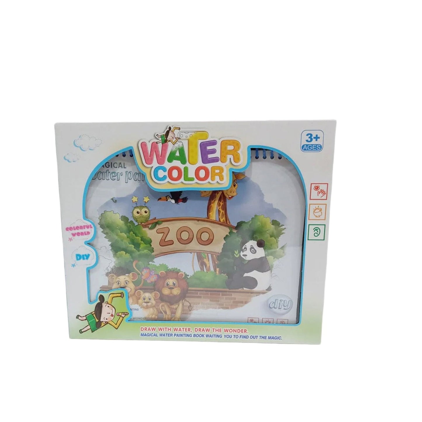 Magical Water Color Zoo Book [PD][1Pc] - Kaliber