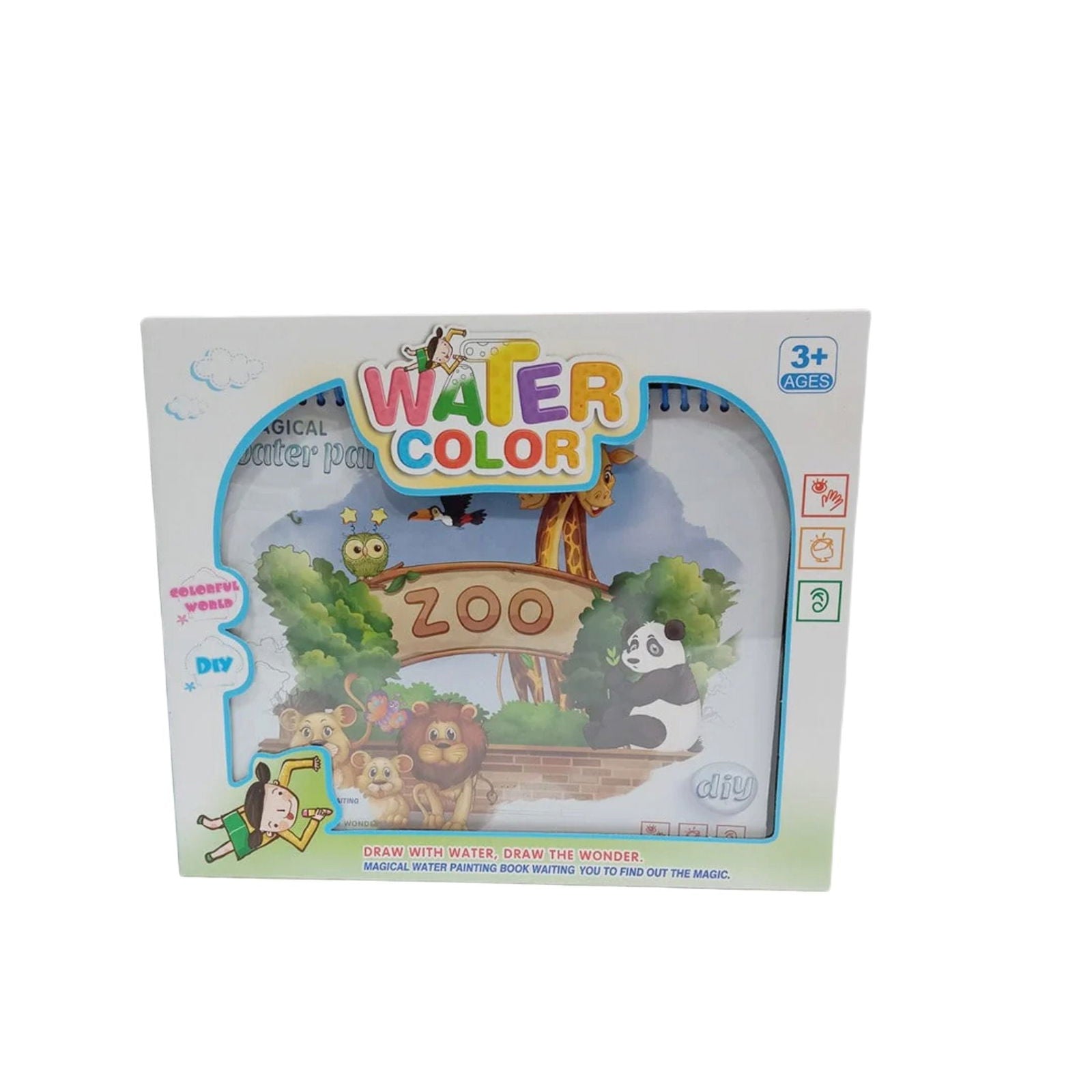 Magical Water Color Zoo Book [PD][1Pc] - Kaliber