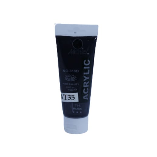 Maries Acrylic 75ML Black [PD][1Pc] - Kaliber