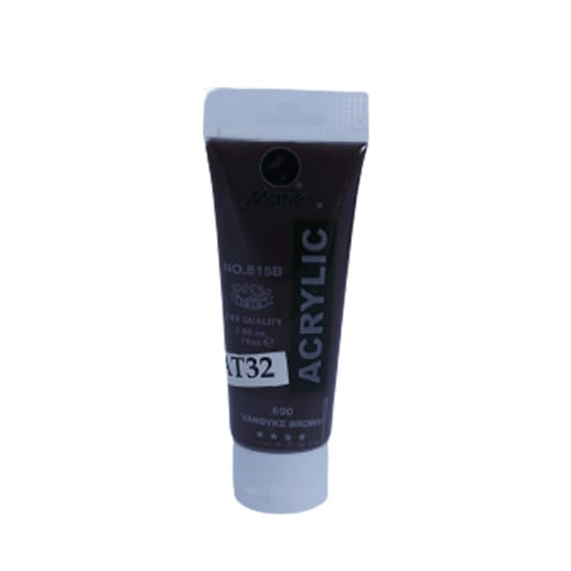 Maries Acrylic 75ML Vandyke Brown [PD][1Pc] - Kaliber