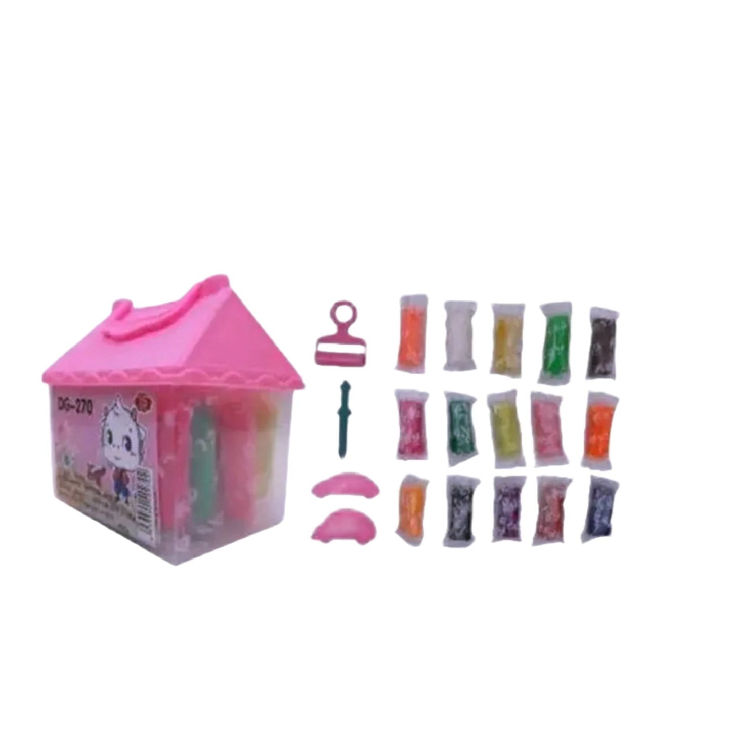 Mini Box Shapes Clay Pack of 12[1Pc][PD] - Kaliber