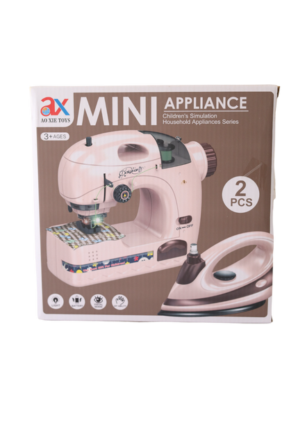 Mini Electric Sewing Machine And Iron Play House Toy [PD][1Pc] - Kaliber