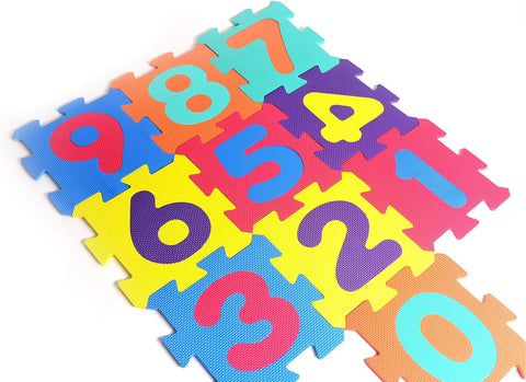 Numbers Rubber EVA Foam Puzzle Play Mat Floor.[PD][1Pack] - Kaliber