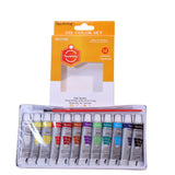 Oil Paint - Pack of 12 Paint Tubes - 12ml Oil Colors [PD][12's Set] - Kaliber