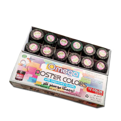 Omega Poster Colors 30cc 12Pc's [IP][1Set] - Kaliber