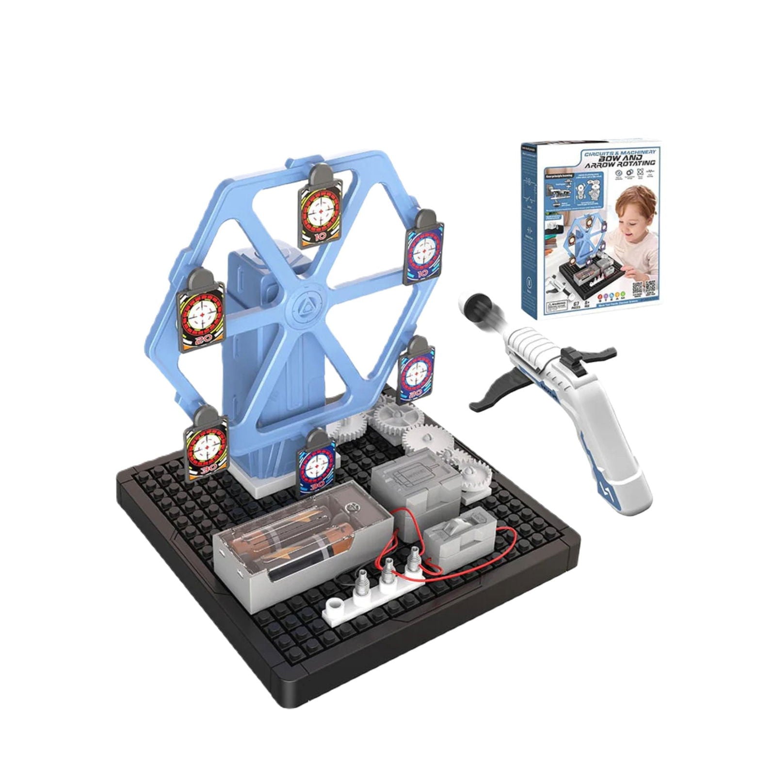 PUPWER Limited-Sale,STEM Toys - Mechanical Shooting Target Science Kit [PD][1Pc] - Kaliber