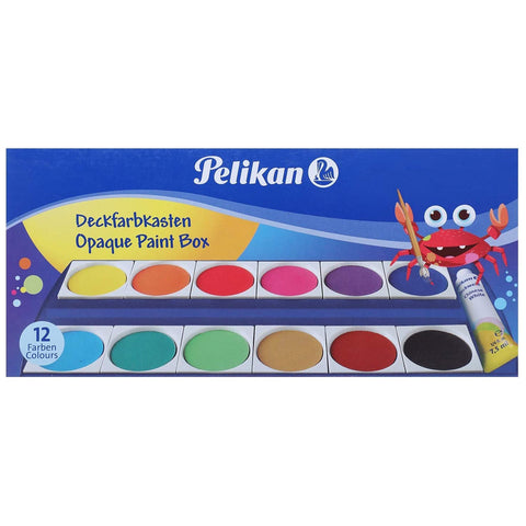 Pelikan Water Opaque Paintbox 12's [IP][1Set] - Kaliber