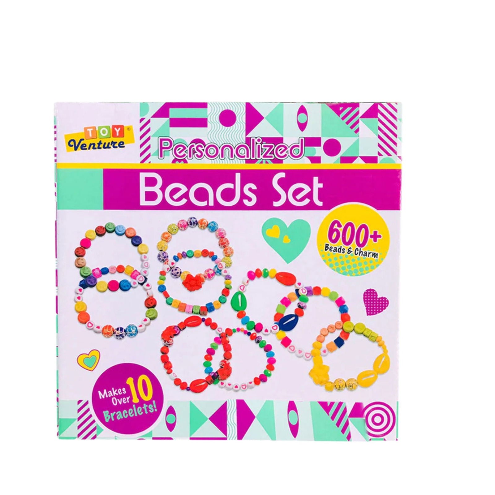 Personalized Beads Set For Kids 600+ Beads[1Pc][PD] - Kaliber
