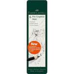 Pitt Graphite Matt pencil tin of 6 [IP][1Box] - Kaliber
