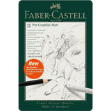 Pitt Graphite Matt set tin of 11 [IP][1Box] - Kaliber