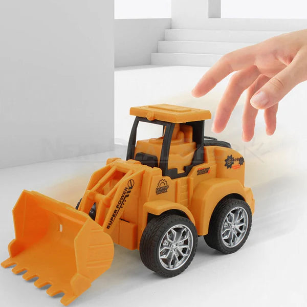 Push and Go Construction Vehicle Toy Pack Of 4 pcs [PD]