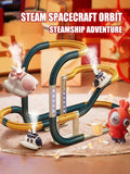 Children's Electric Space Track Adventure Spaceship Theme Kids Toy[PD][1Pc]
