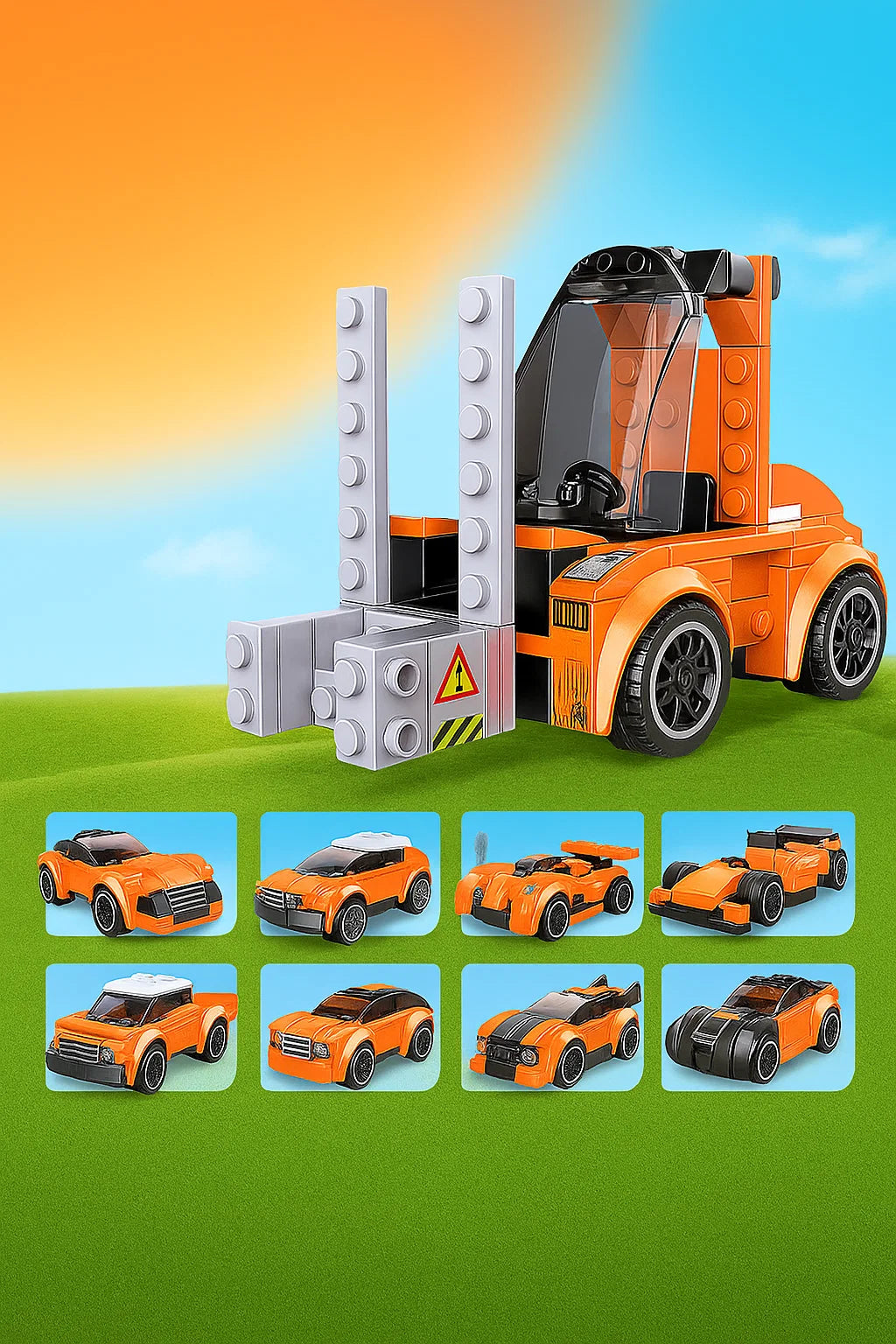 Master Builder Forklift Construction Set [PD][1Pc]