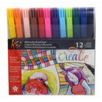 Sakura Koi Coloring Brush Pen Pack Of 12 [IP] - Kaliber