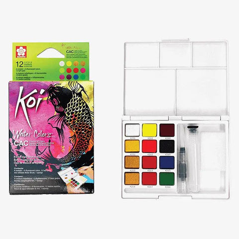 Sakura Koi Neon Watercolor Set Of 12 [IP] - Kaliber