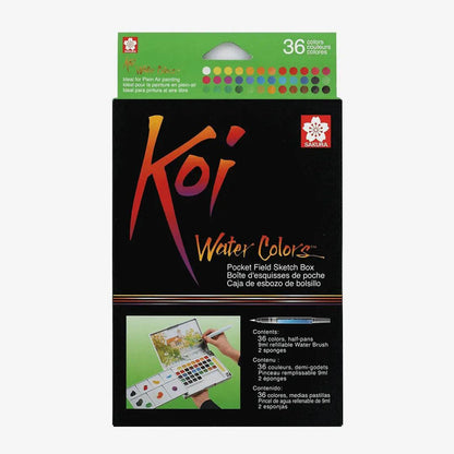 Sakura Koi Watercolor Set Of 36 [IP] - Kaliber