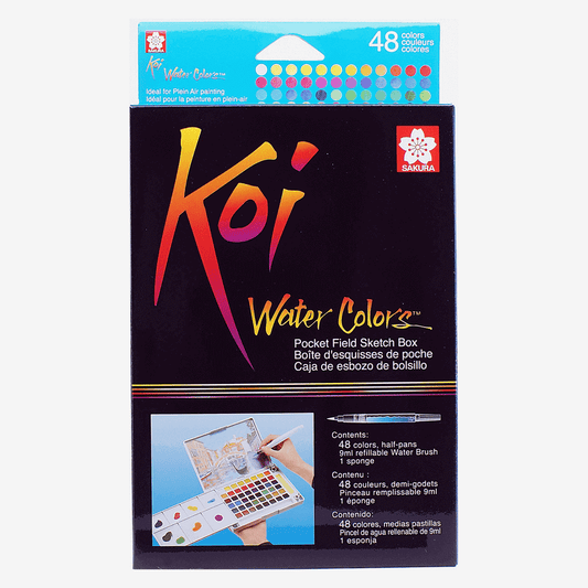 Sakura Koi Watercolor Set Of 48 [IP] - Kaliber