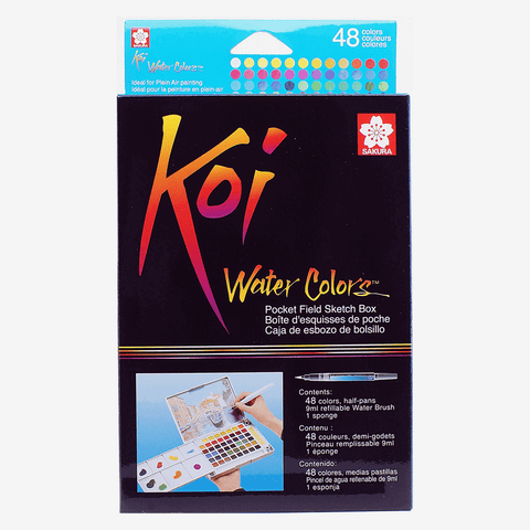 Sakura Koi Watercolor Set Of 48 [IP] - Kaliber