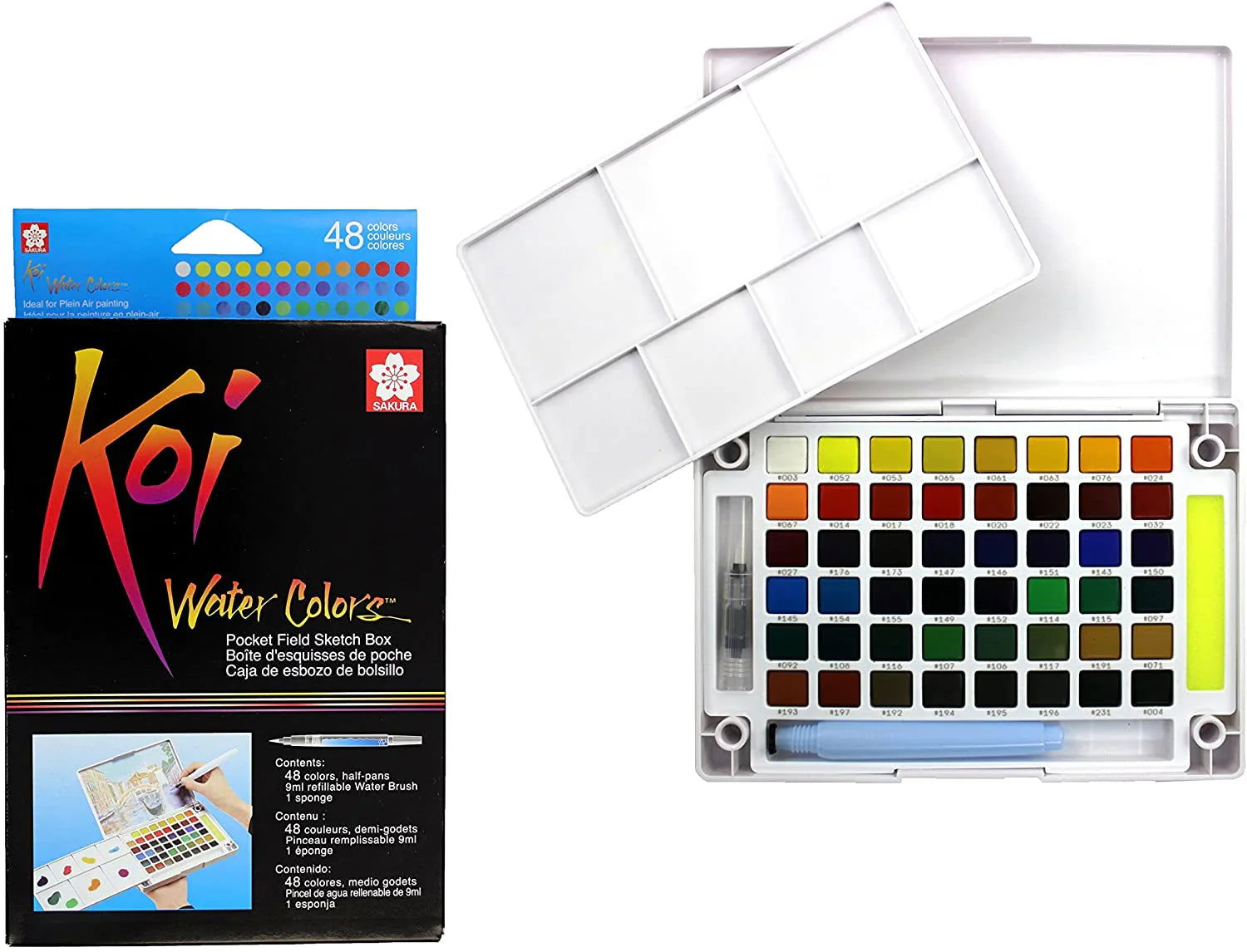 Sakura Koi Watercolor Set Of 48 [IP] - Kaliber