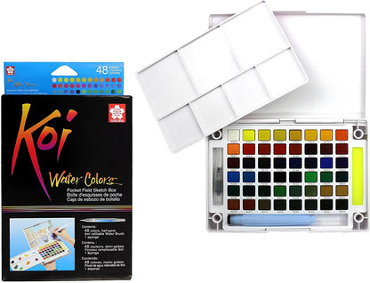 Sakura Koi Watercolor Set Of 48 [IP] - Kaliber