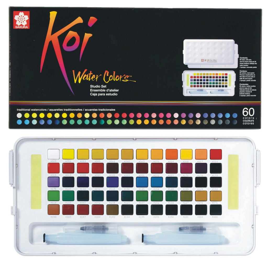 Sakura Koi Watercolor Set Of 60 [IP] - Kaliber